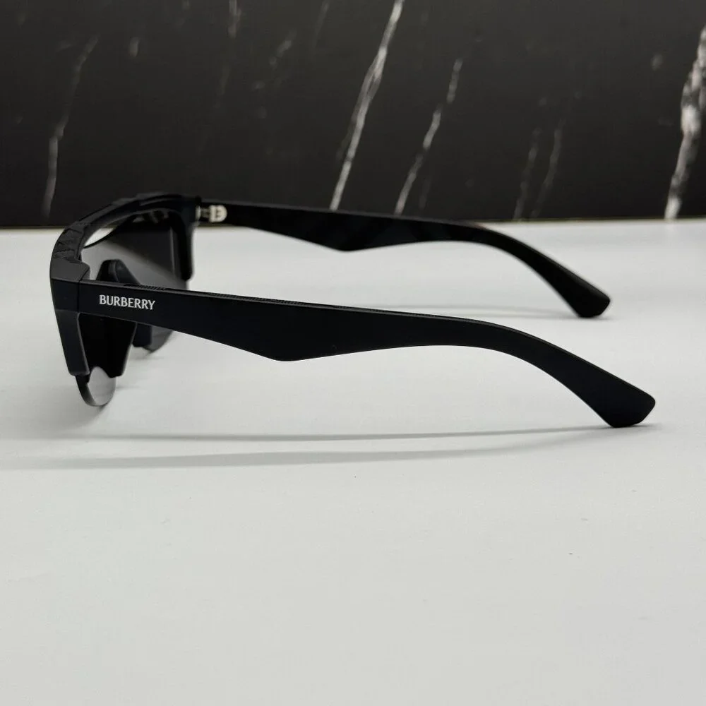 NEW BURBERRY BE4460U 3464/87 UNISEX SHIELD SUNGLASSES BURBERRY BE4460U 346487